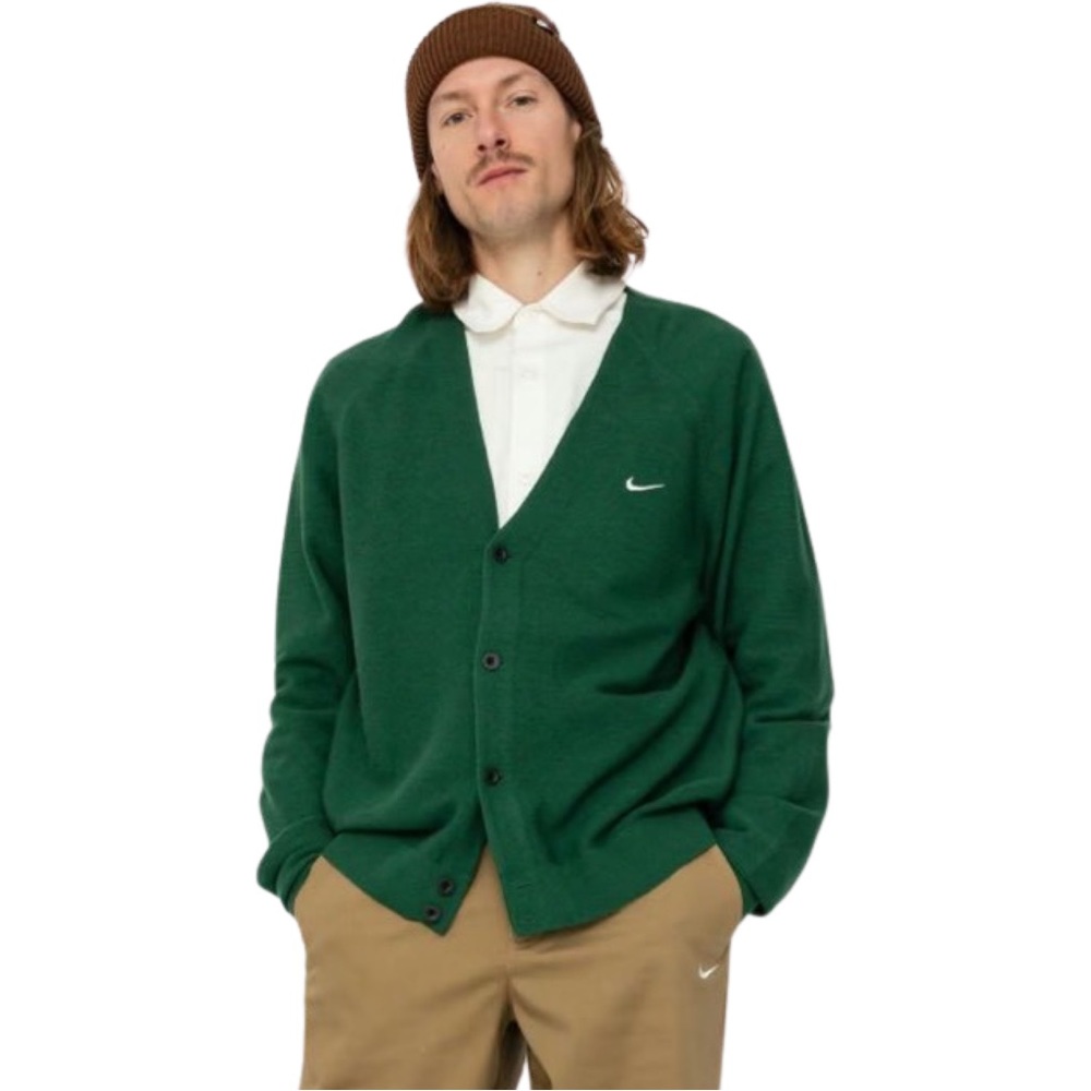 Nike SB Wool Cardigan in George Green DQ6306-341